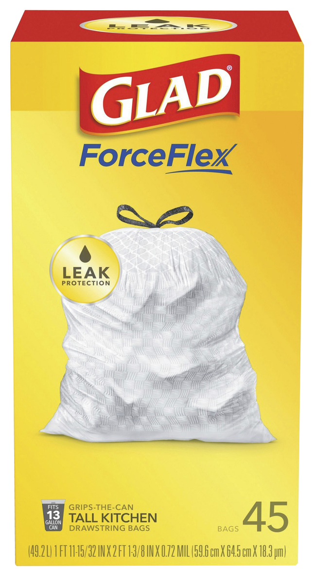 Kitchen ForceFlex Trash Bags Unscented