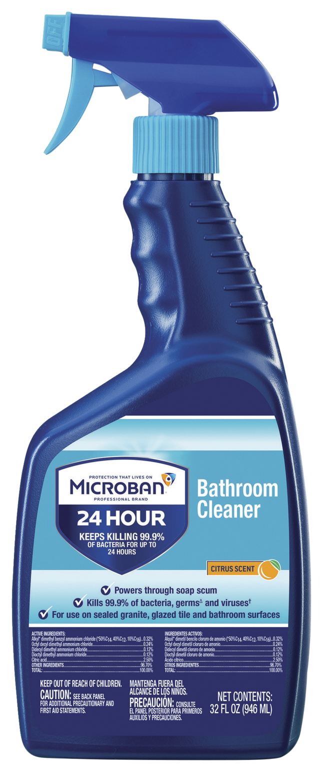Microban Bathroom Cleaner Spray, Item Number 2027492