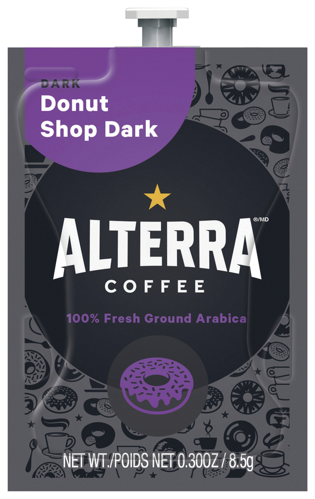 Alterra Donut Shop Dark Coffee Single, Pack of 100, Item Number 2027508