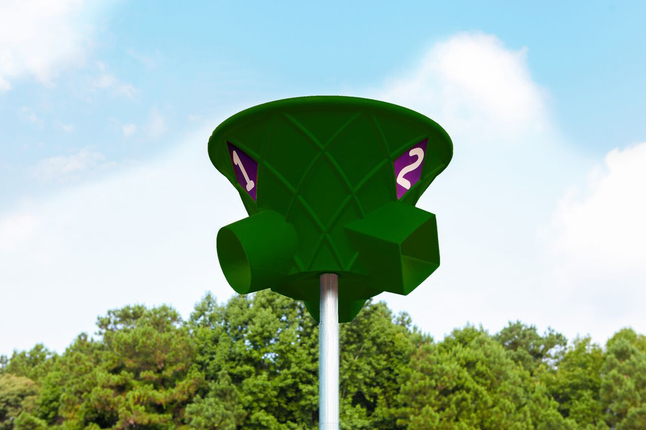 Image for Action Play Systems Triple Shoot, 7 Feet, Green from School Specialty
