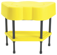 Angeles Adjustable Sensory Table, Canary Yellow, 24 x 13 x 18-14 Item Number 2027745
