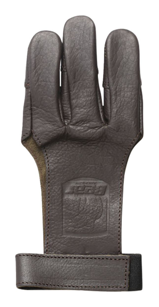 Bear Archery Leather Shooting Glove, Large, Brown, Item Number 2028243