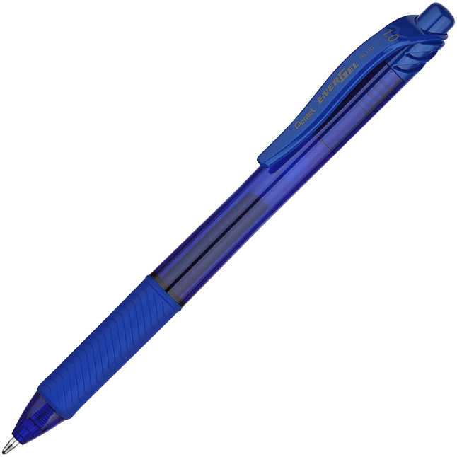 Image for Pentel EnerGel-X Retractable Gel Pen, 1 mm Bold Point Tip, Blue, Pack of 12 from School Specialty