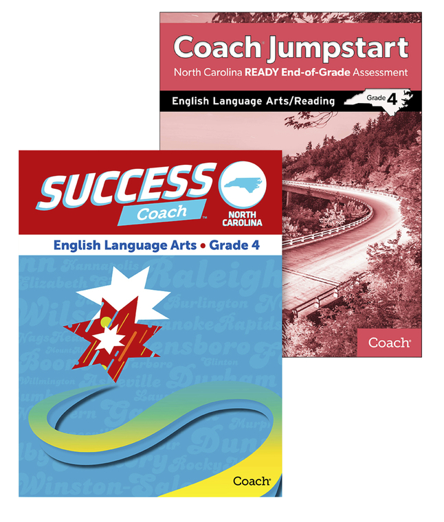 Image for North Carolina Success Coach ELA Student Edition with Coach Jumpstart Practice Tests, READY EOG Edition, Grade 4 from School Specialty