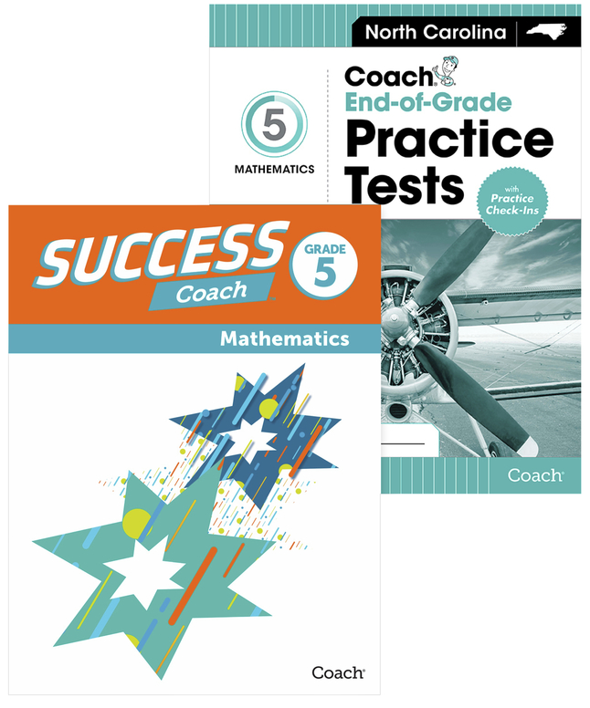 Image for North Carolina Success Coach Math Student Edition with North Carolina End-of-Grade Practice Tests, Grade 5 from School Specialty