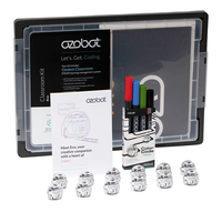 Ozobot Evo教育编码机器人教室套件，水晶白色，一包12个，项目编号2028624