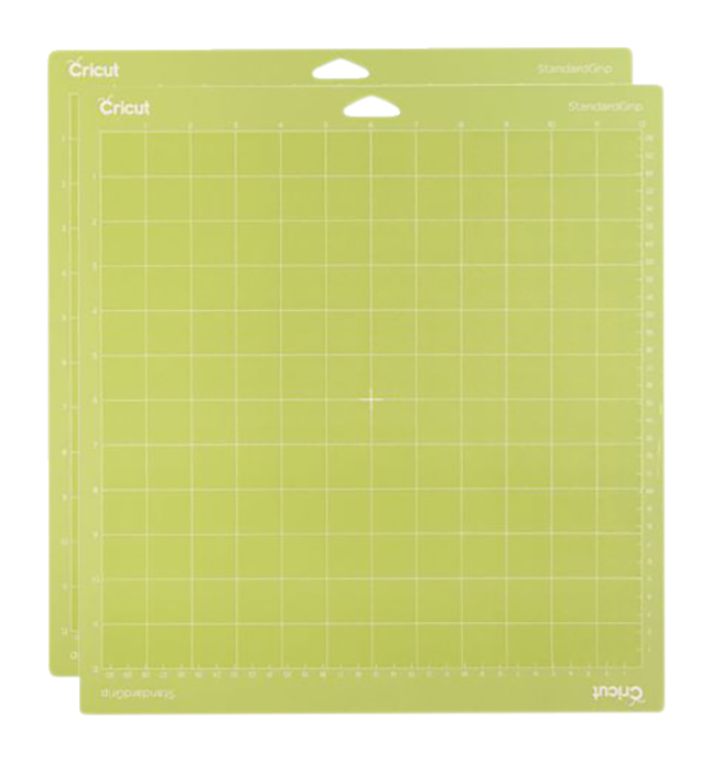 Cricut Standard Grip Cutting Mat, 12 x 12 Inches, Pack of 2, Green, Item Number 2028769