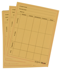 School Smart Take Home Envelope, 10 x 13 Inches, Goldenrod, Pack of 100, Item Number 2040089