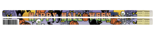 Musgrave Pencil Co. Happy Halloween Haunting Pencils, Pack of 12, Item Number 2040509