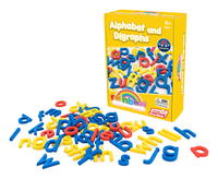 Junior Learning Rainbow Alphabet and Digraphs, 57 Pieces, Item Number 2040967