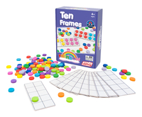 Junior Learning Rainbow Ten Frames Item Number 2040982
