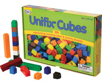 Didax Interlocking Counting Unifix Cubes with Activity Booklet, 300 Pieces Item Number 204108