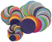 Spectra Pre-Cut Tissue Paper Circles, Assorted Size and Colors, Pack of 2250 Item Number 2041540