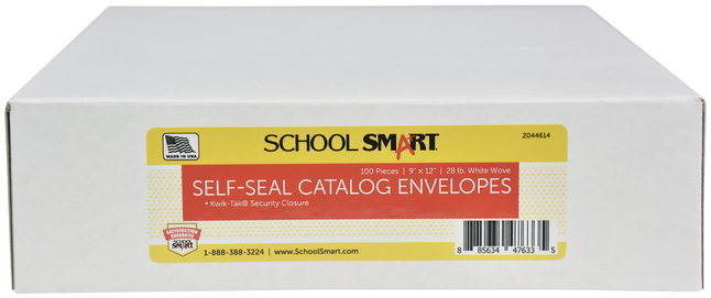 9 x 12 Catalog Envelopes with Self Seal Closure, for Mailing