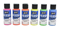 Image for Sax Versatemp Heavy-Bodied Tempera Paint, Fluorescent Assorted Colors, 2 Ounces, Set of 6 from School Specialty