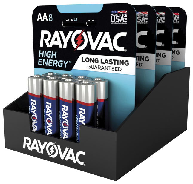 Rayovac High Energy Alkaline AA Batteries, Item Number 2048913