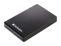 逐字128GB Vx460外部SSD, USB 3.1 Gen 1黑色笔记本设备支持USB 3.1 (Gen 1) 2年保修，项目编号2048973