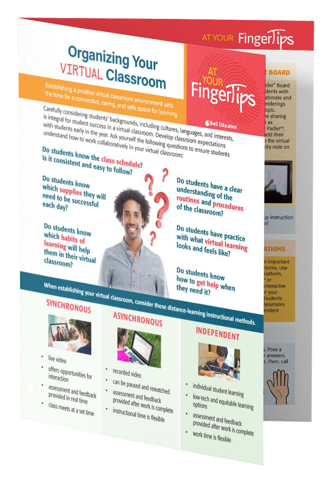 Image for Shell Education Organizing Your Virtual Classroom, Grades K to 12 from School Specialty