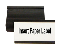 MasterVision磁数据卡，1-3/4 x 3英寸，黑色，每包10张，项目编号2049450