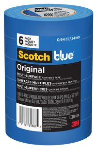 Scotch Blue Multi-Surface Painter's Tape, 60 Yards x 0.94 Inches, Pack of 6 Item Number 2049691