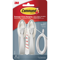 Command Cord Bundlers, White, Pack of 2, Item Number 2049698