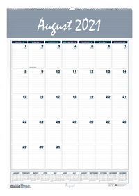 Image for House of Doolittle Eco-Friendly Academic Wall Calendar, August 2021 to July 2022 from SSIB2BStore
