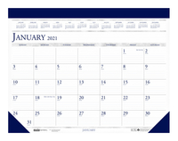House of Doolittle Desk Pad Compact Calendar, 12 Months, Item Number 2049860