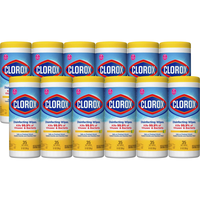 Clorox Disinfecting Wipes, Bleach Free, Crisp Lemon Scent, 35 Count, Case of 12, Item Number 2050051