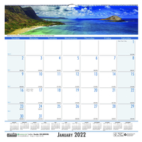House of Doolittle Earthscapes Coastlines Wall Calendar, Jan-Dec 2021, 12 x 12 Inches, Item Number 2050131