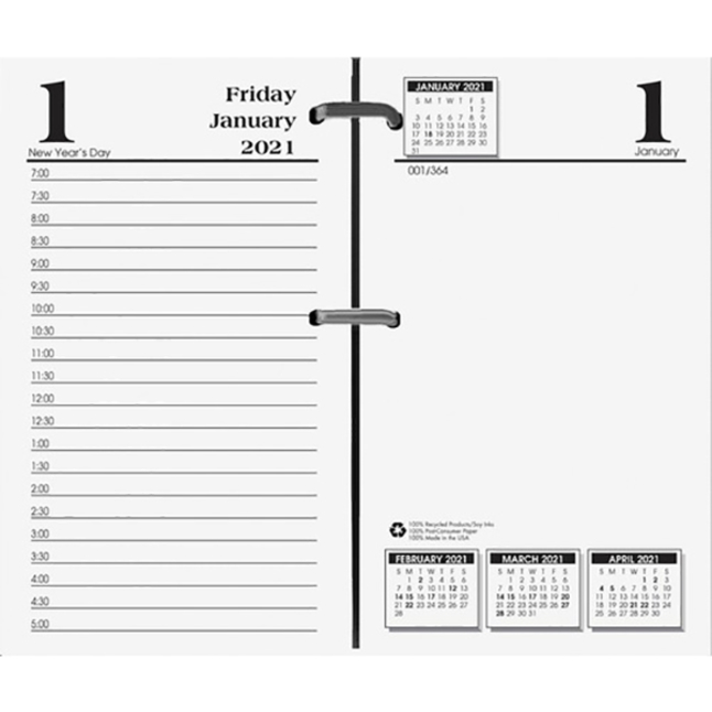 House of Doolittle 17-Base Calendar Refill, Jan-Dec 2022, 3-1/2 x 6 Inches, Item Number 2050162