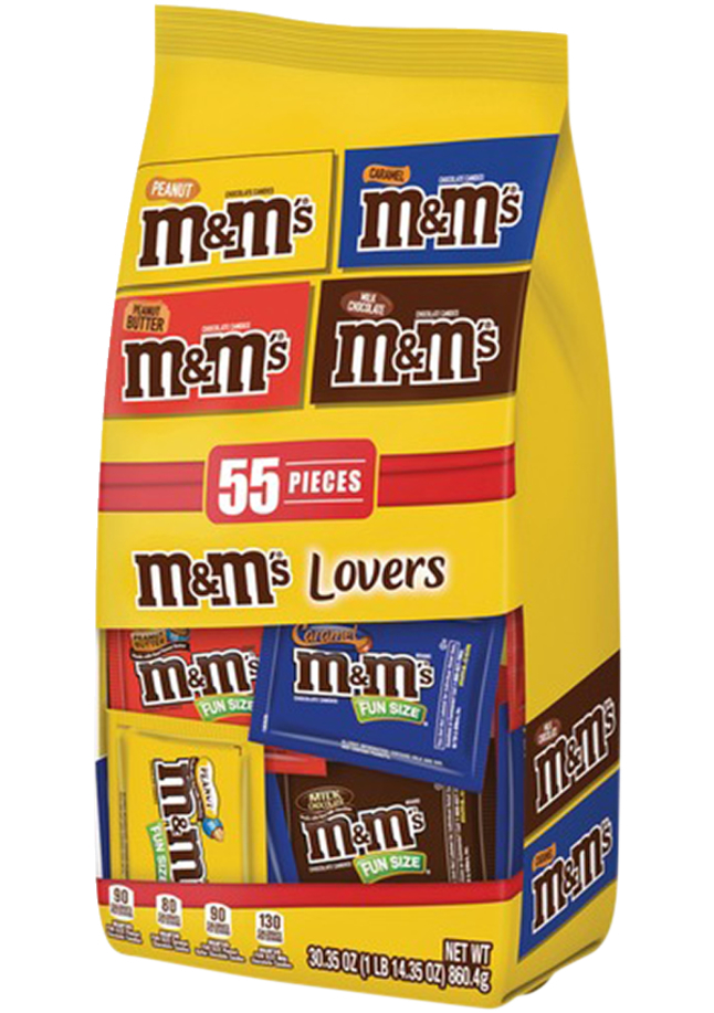 M&M's Chocolate Candies Lovers Variety Bag, Item Number 2050202