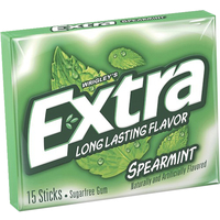 Extra Spearmint Flavored Chewing Gum, Item Number 2050207