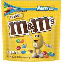 M&M's花生巧克力糖果，2.37磅袋，商品编号2050212