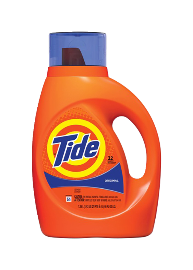 Tide Original Laundry Detergent, Concentrate Liquid, 46 Fluid Ounces, Original Scent, Item Number 2050229