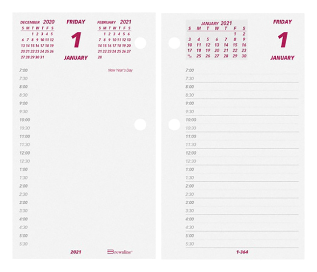 Brownline Jumbo Calendar Pad Refill, Item Number 2050273