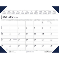 House of Doolittle Executive Desk Calendar, Jan-Dec 2021, 24 x 19 Inches, Item Number 2050405