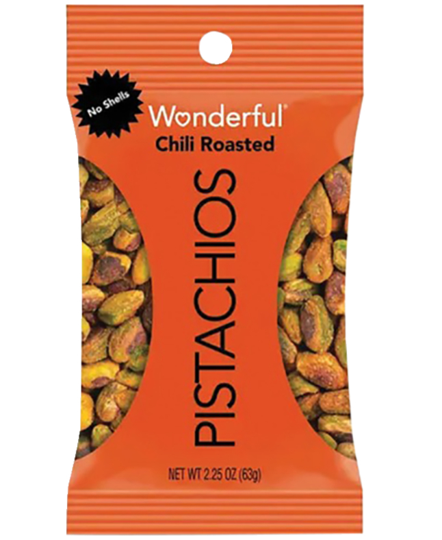 Wonderful Pistachios & Almonds Chili No Shell Wonderful Pistachios, Item Number 2050448