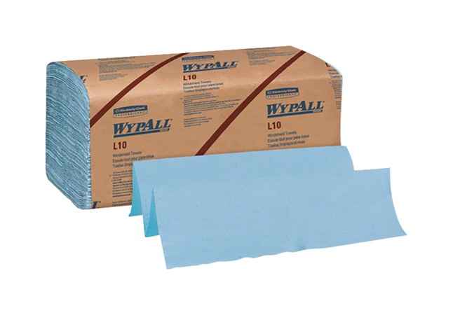WYPALL L10 Windshield Towels, 1 Ply, Item Number 2050455