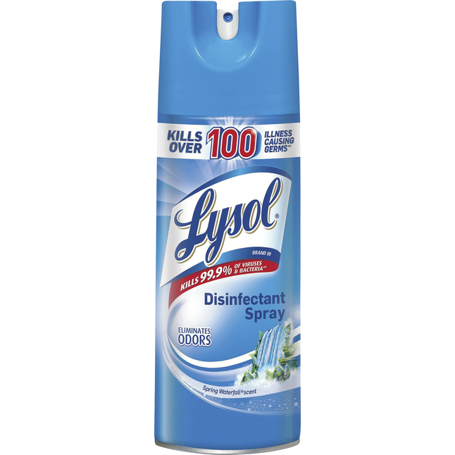 Lysol Spring Disinfectant Spray, 12.5 Fluid Ounces, Spring Waterfall Scent, Item Number 2050502