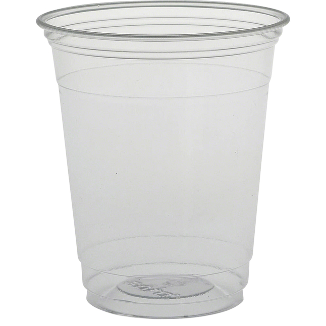 Solo Plastic Disposable Cups, 12 Fluid Ounces, Item Number 2050528