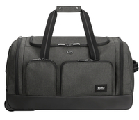 单人勒罗伊滚动行李袋，灰色，物品编号2050576