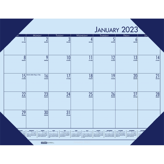 House of Doolittle Ecotones Desk Calendar, Jan-Dec 2021, Orchid, 17 x 22 Inches, Item Number 2050944
