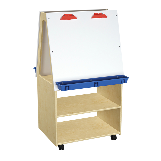 Image for Childcraft Two-Sided Mobile Art Easel, 24-3/4 x 27-7/8 x 45 Inches from School Specialty
