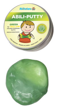 Image for Abilitations Abili-Putty, Color Changing, 4 Ounces, Green/Yellow from School Specialty