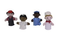 Image for Childcraft Career Puppets, 12 Inches, Assorted Designs, Set of 4 from School Specialty