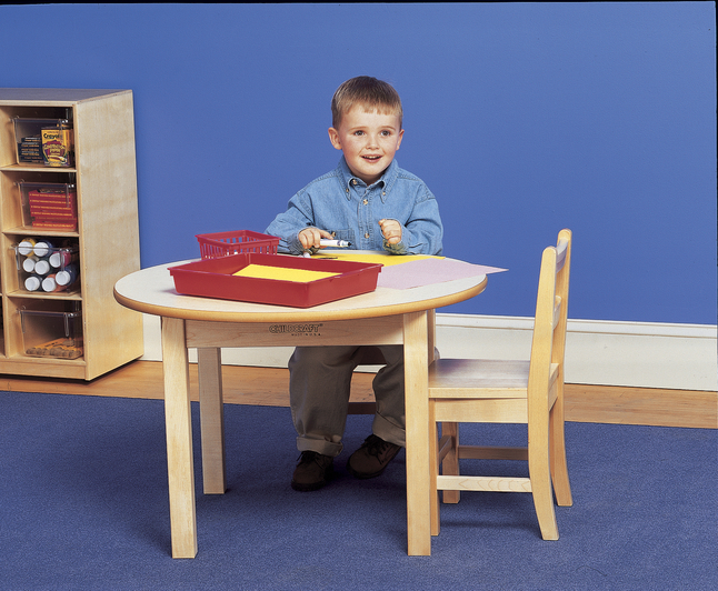 Infant Round Wooden Table & Chairs Package