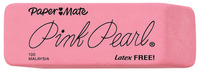Paper Mate Pink Pearl Premium Eraser, Medium, Pack of 3 Item Number 2003822