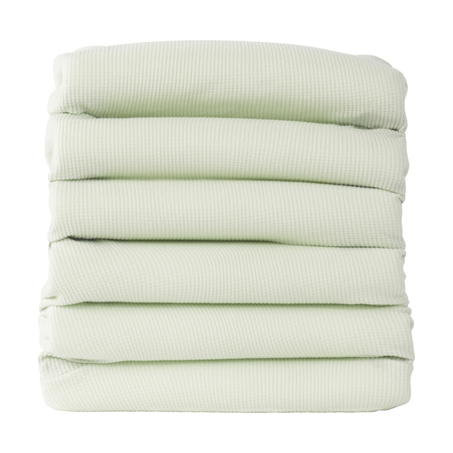 Foundations Softness Crib Blanket, 40 x 30 Inches, Mint, Pack of 6, Item Number 2083088