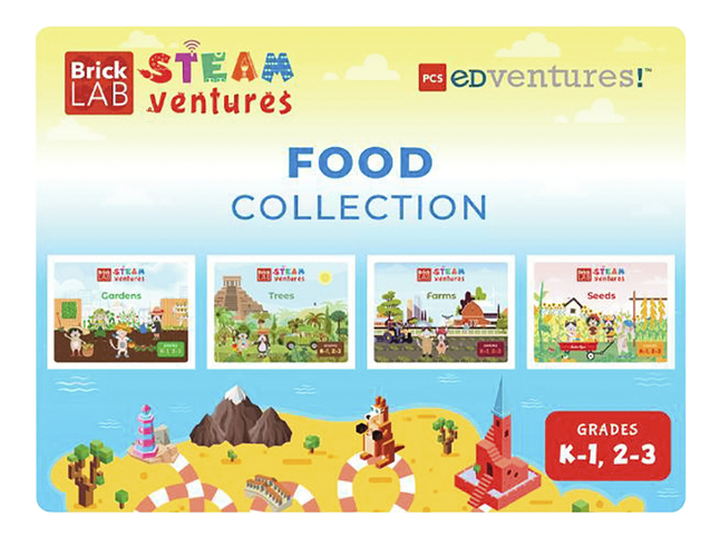 Image for PCS Edventures BrickLAB STEAMventures Food Collection STEAM Activity Books (Gr 2-3) from School Specialty
