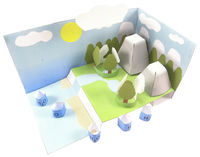 Image for Newpath Learning Water Cycle 3-D Model Kit, 1 Teacher Guide and 5 Student Guides from SSIB2BStore